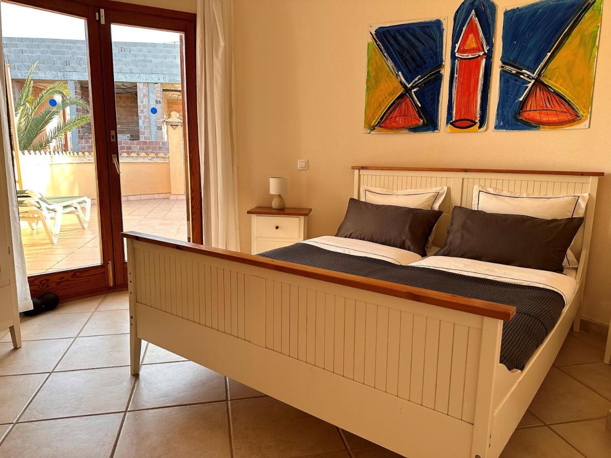 Villa Sanchez In Strandnahe Mit Pool, Jacuzzi, Klima, Wifi, Gas Bbq Santanyi Exterior photo